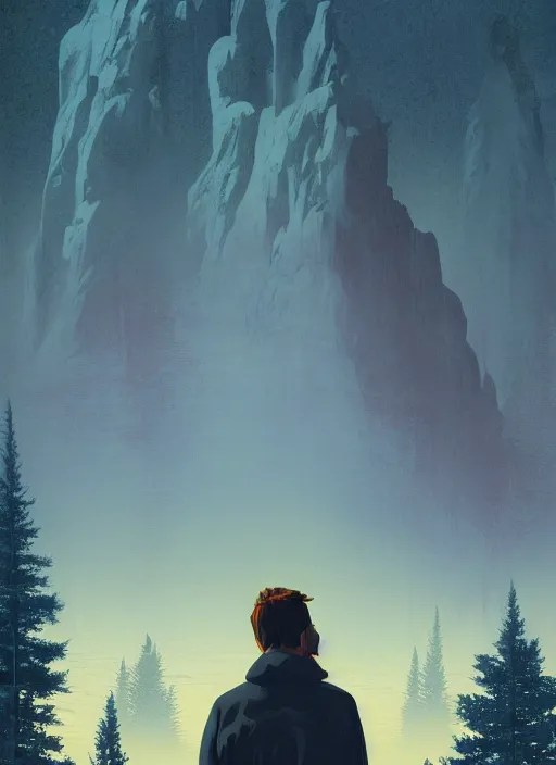 Twin Peaks poster artwork by Michael Whelan and Tomer Stable