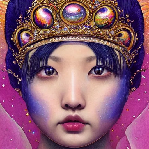 queen empress girl, crown sparkles milky way Stable Diffusion OpenArt