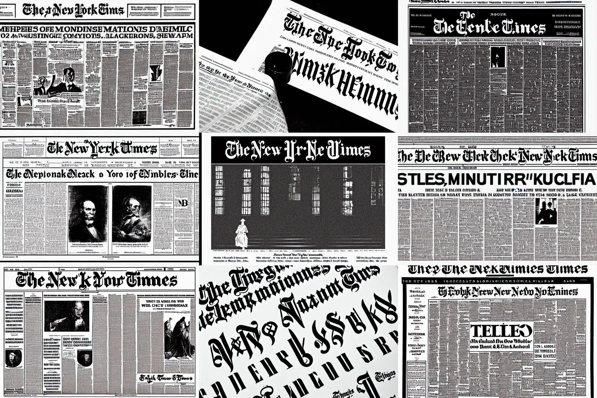 newspaper cover of The New York Times on September 11 Stable Diffusion OpenArt