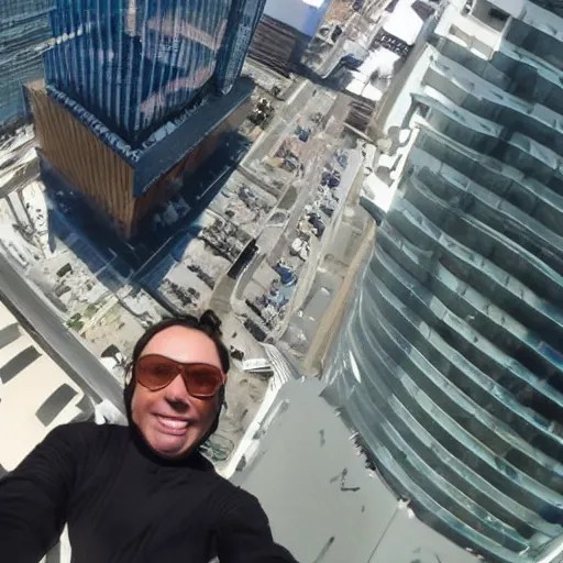 a selfie taken while falling off a skyscraper Stable Diffusion OpenArt