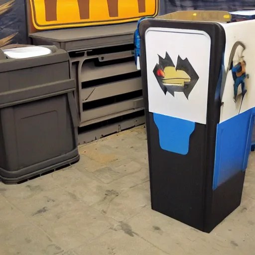 trash compactor from star wars with aquaman inside Stable Diffusion