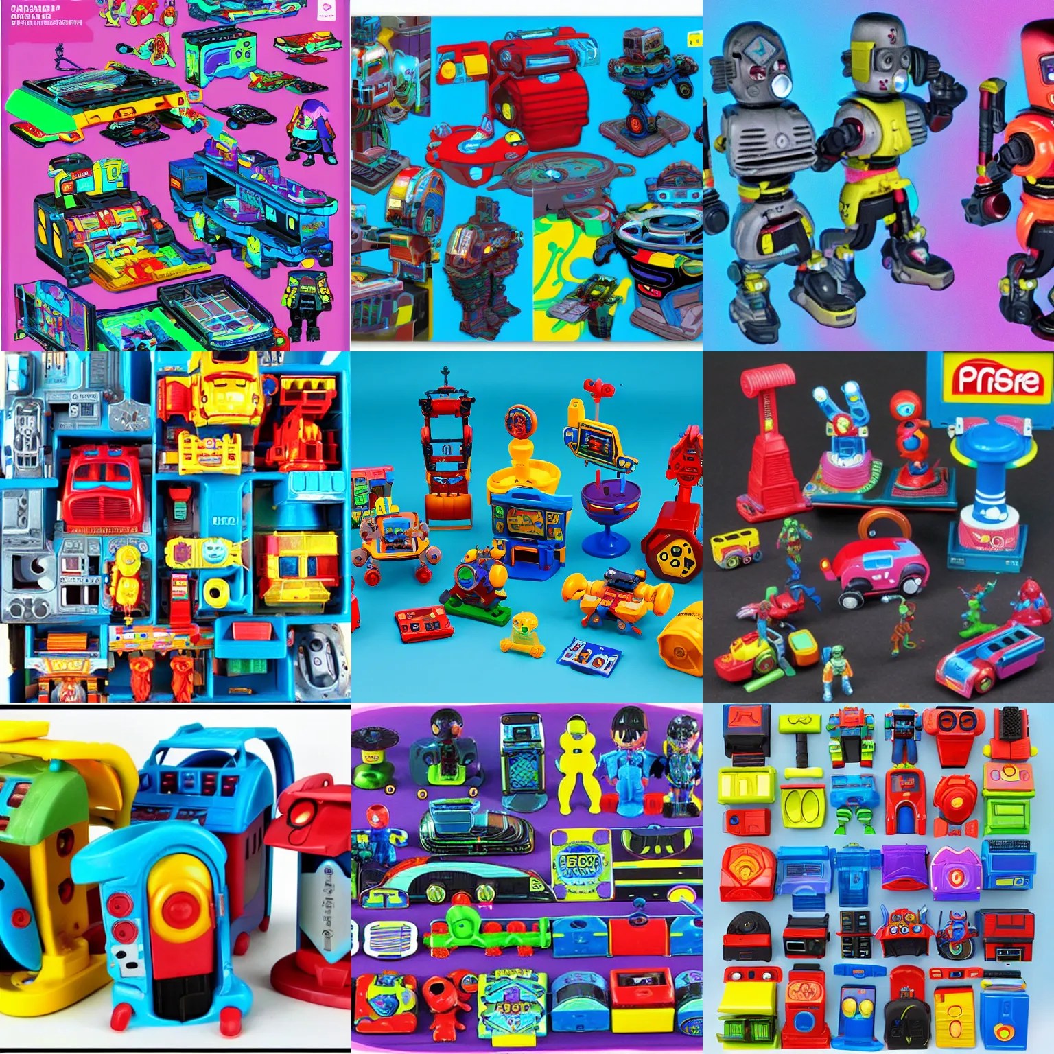 fisher price cyberpunk children's toys Stable Diffusion OpenArt