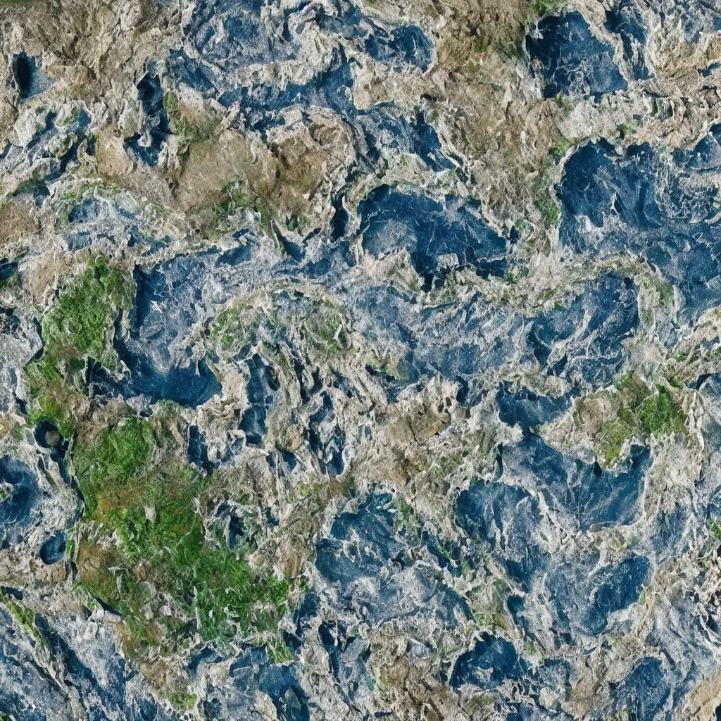 An image of the Earth that is inhabited by humans, Stable Diffusion