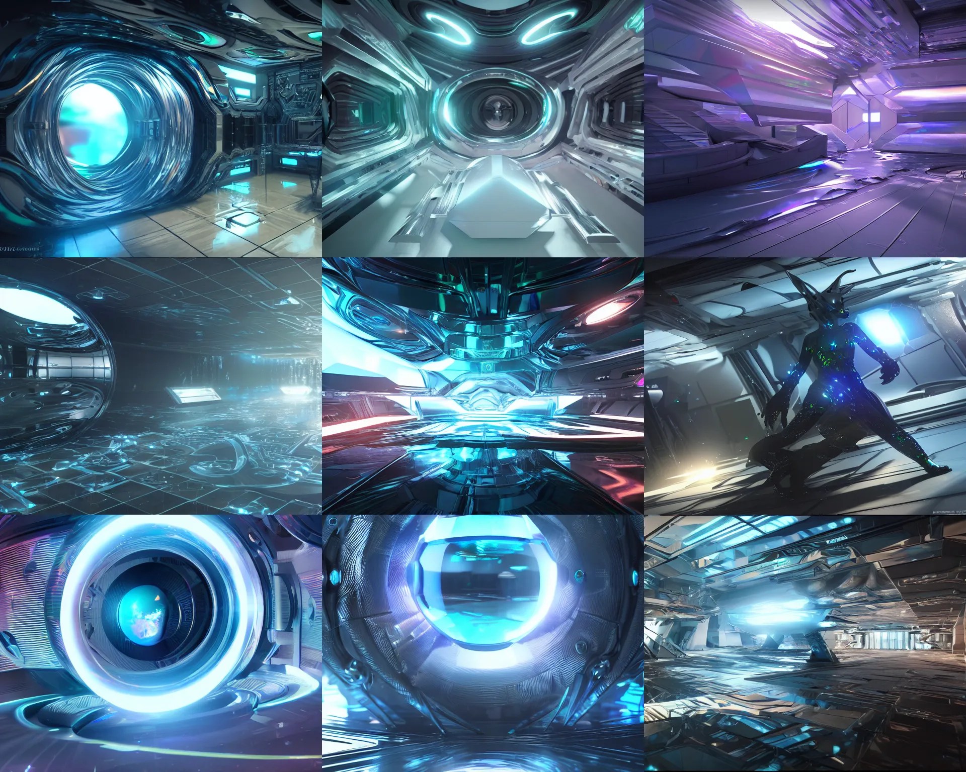 raytraced 4 k epic futuristic iridescent 8 k ultra Stable Diffusion