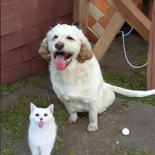 dog cat combination Stable Diffusion