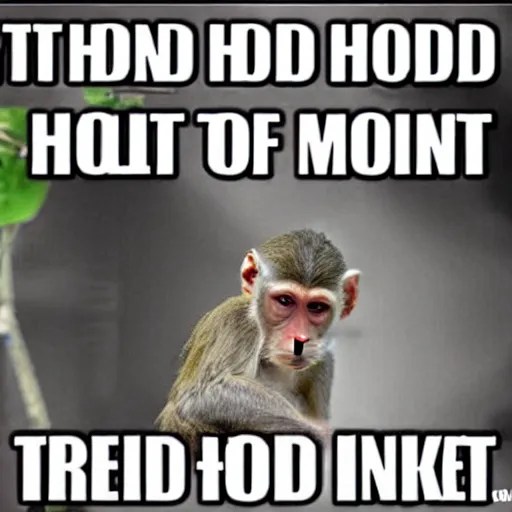 meme i can't hold all these monkeys Stable Diffusion