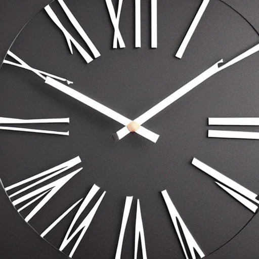 close up of high quality wall clock, ultra realistic, Stable