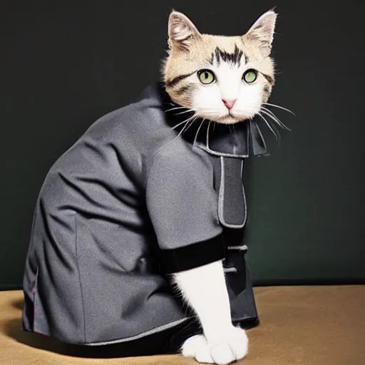 cat wearing a coat suit Stable Diffusion OpenArt