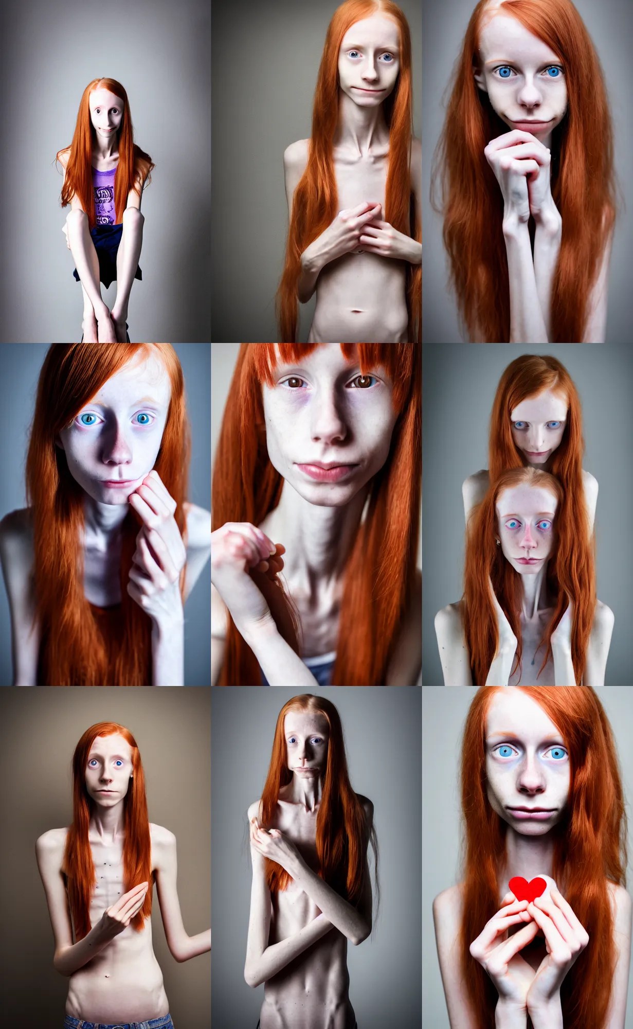 photo of teen anorexic skinny girl. eating disorders | Stable Diffusion