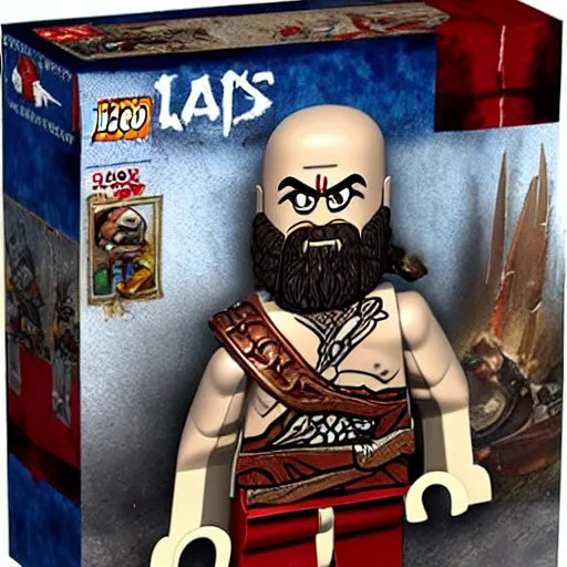 kratos from god of war, lego set Stable Diffusion OpenArt