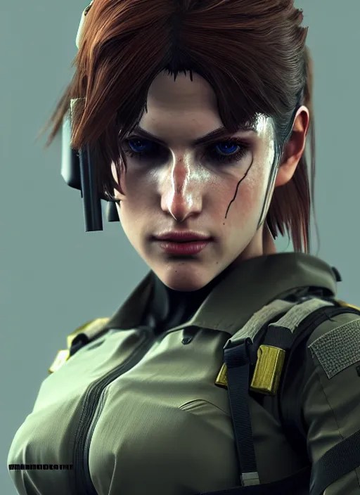 quiet from metal gear solid ,highly detailed, 4k, HDR, Stable Diffusion