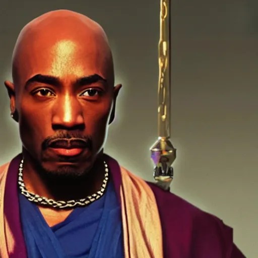 Tupac Shakur as Mace Windu, highly detailed, 8k, movie Stable Diffusion OpenArt