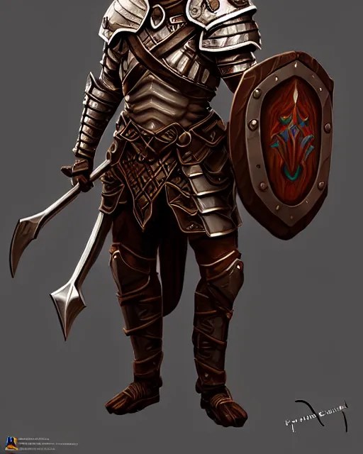 DnD centaur!!! character art portrait, male, plate Stable Diffusion