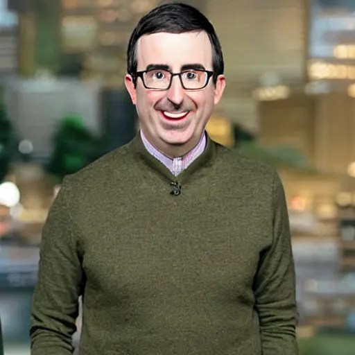john oliver wearing an olive costume Stable Diffusion OpenArt