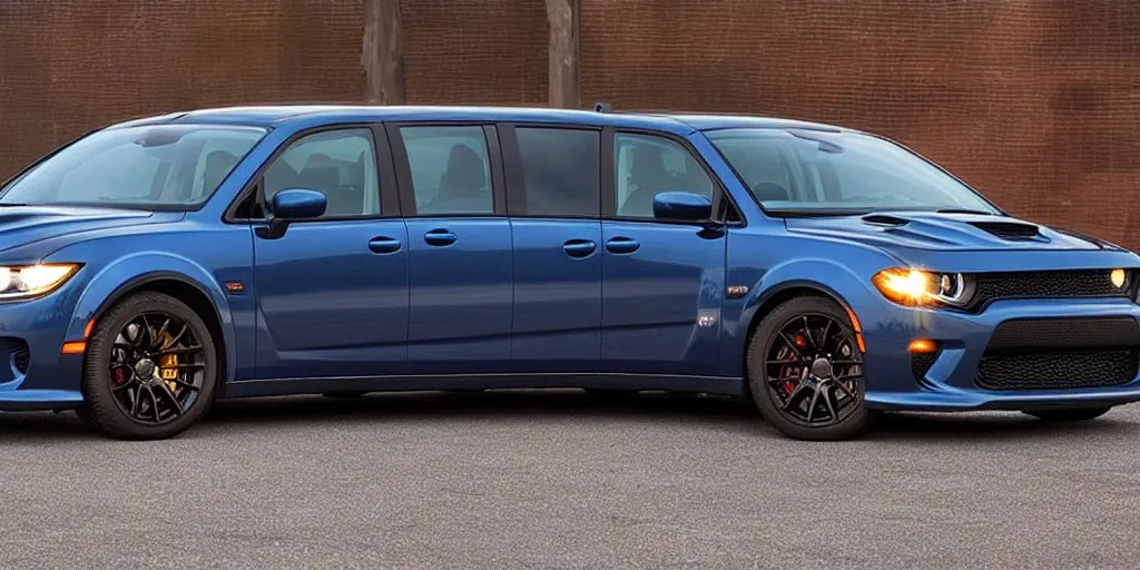 “Dodge Hellcat Minivan” Stable Diffusion