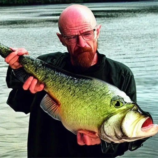 a bass fish that looks like walter white Stable Diffusion OpenArt