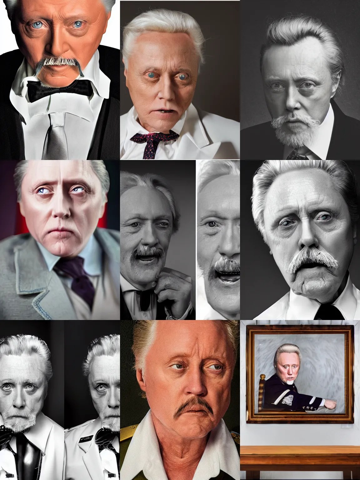 cinematic medium shot, studio photographic portrait of Stable