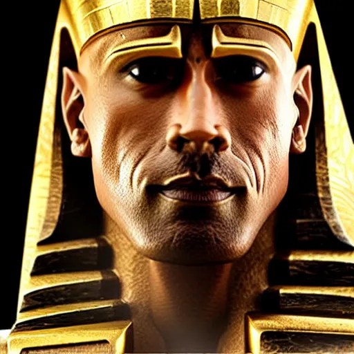 An egyptian pharaoh as The American Psycho, cinematic Stable