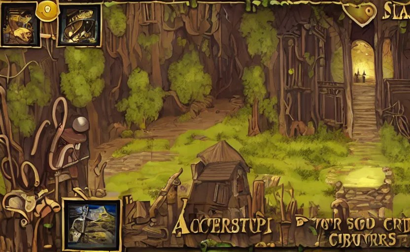 screenshot from an oldschool adventure game starring Stable