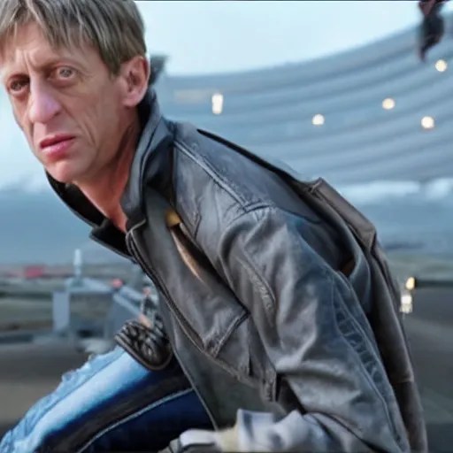 A still of Tony Hawk in the film Avengers, high Stable Diffusion