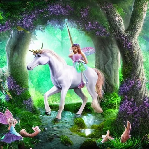 Unicorns And Fairies Real