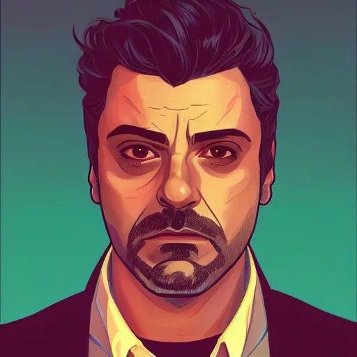 Idris Elba as Tony Stark, ambient lighting, 4k, Stable Diffusion