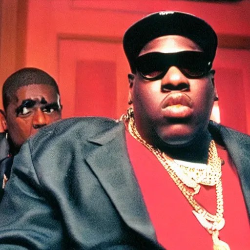 still image of biggie smalls in movie paid in full, Stable Diffusion