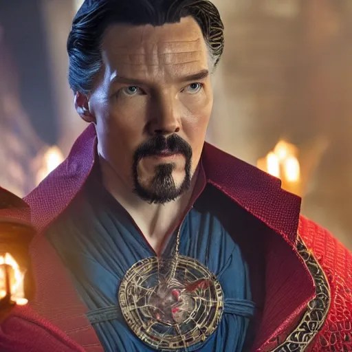 dr. strange in the conjuring 4 k micro detailed ultra Stable