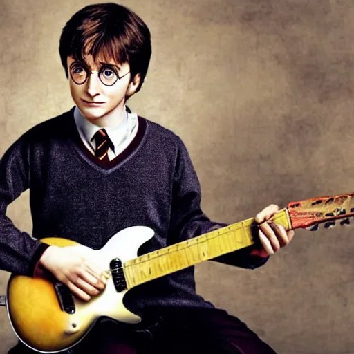 harry potter playing guitar Stable Diffusion OpenArt