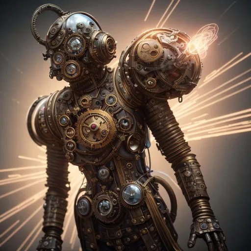 steampunk automaton; sci fi; fantasy; futuristic;... OpenArt