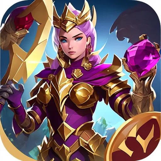 Lords mobile game Armor full of gold and rubies and...