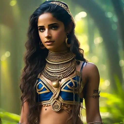 cute Naomi Scott with big nice body with tribal cuei...