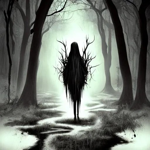 , horror, digital painting, scary, gothic, dark art...