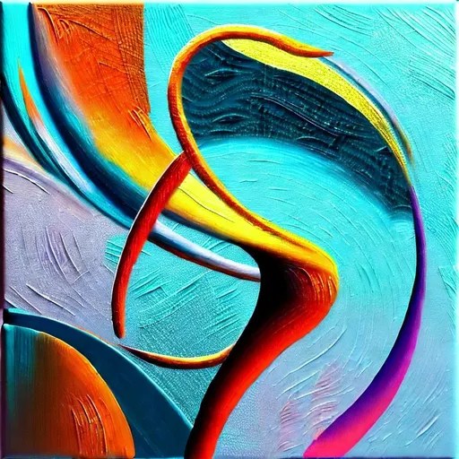 Abstract textured art image with realistic details a...