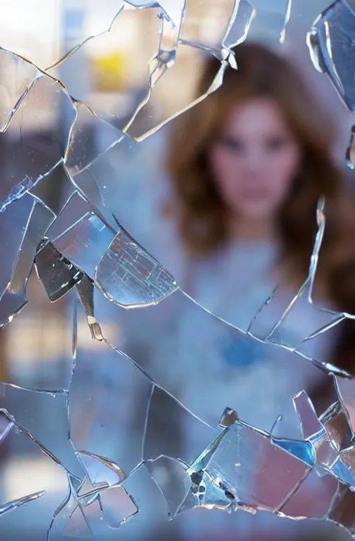 Shattered glass. OpenArt