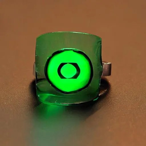 green lantern ring photo realistic hyper realistic n...