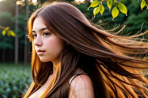 girl, long hair, detail, naked | OpenArt