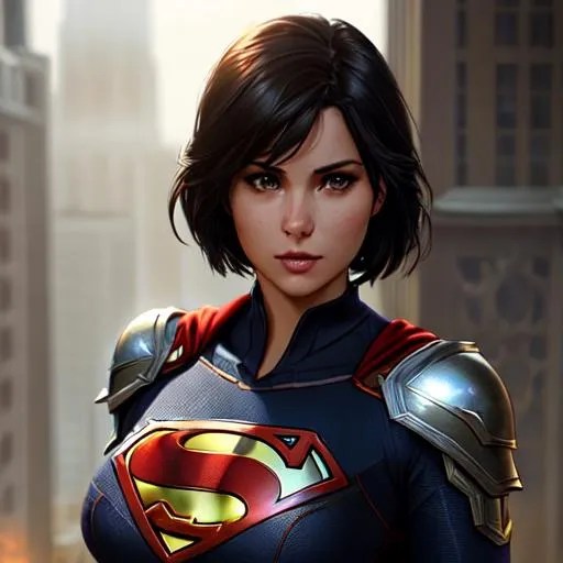 "gorgeous female Kryptonian, Lara Lane-Kent daughter...