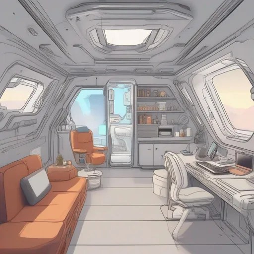 Living space ship