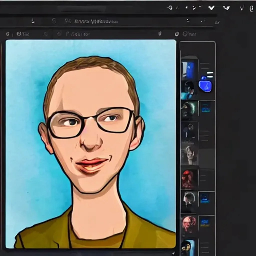 Draw yourself, AI. OpenArt