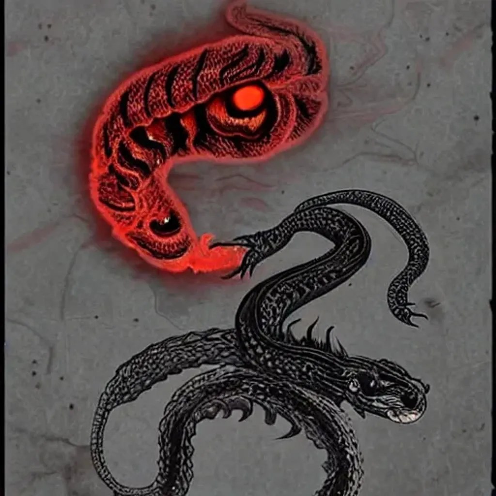 Black Snake, Red Eyes, Cursed Energy, Occult, Leech,...