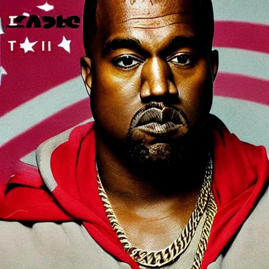 Kanye West, Album cover, T.I, Ian Wright, OpenArt
