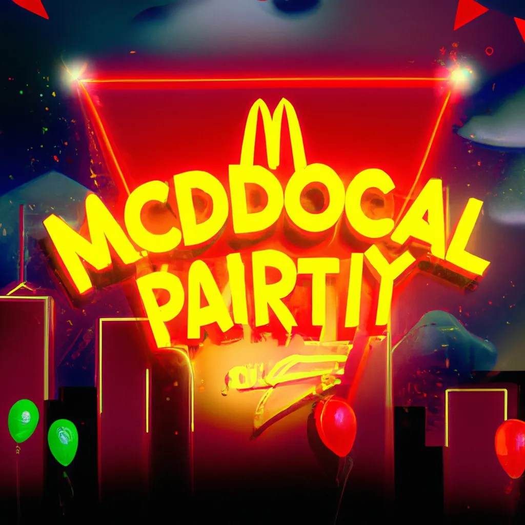 McDonald's club party, lights in the sky superman M OpenArt