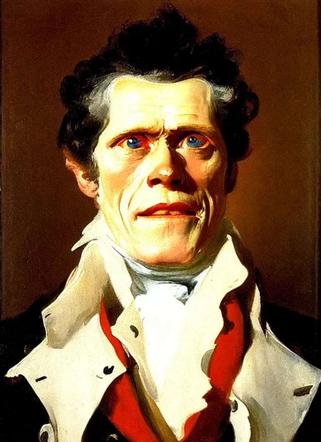 Portrait of Willem Dafoe by Gilbert Stuart OpenArt