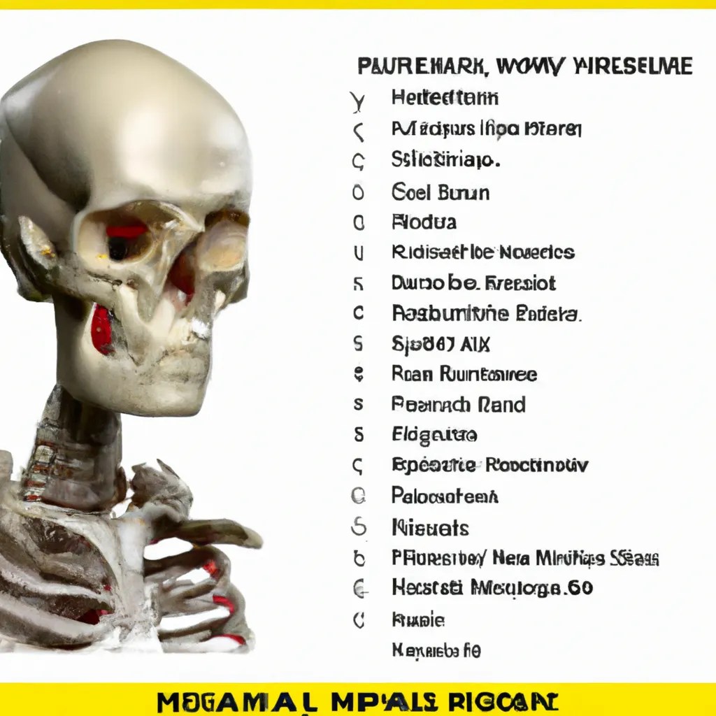 A pile of Sternum Ribs Cervical ribs Skull Cranial... OpenArt