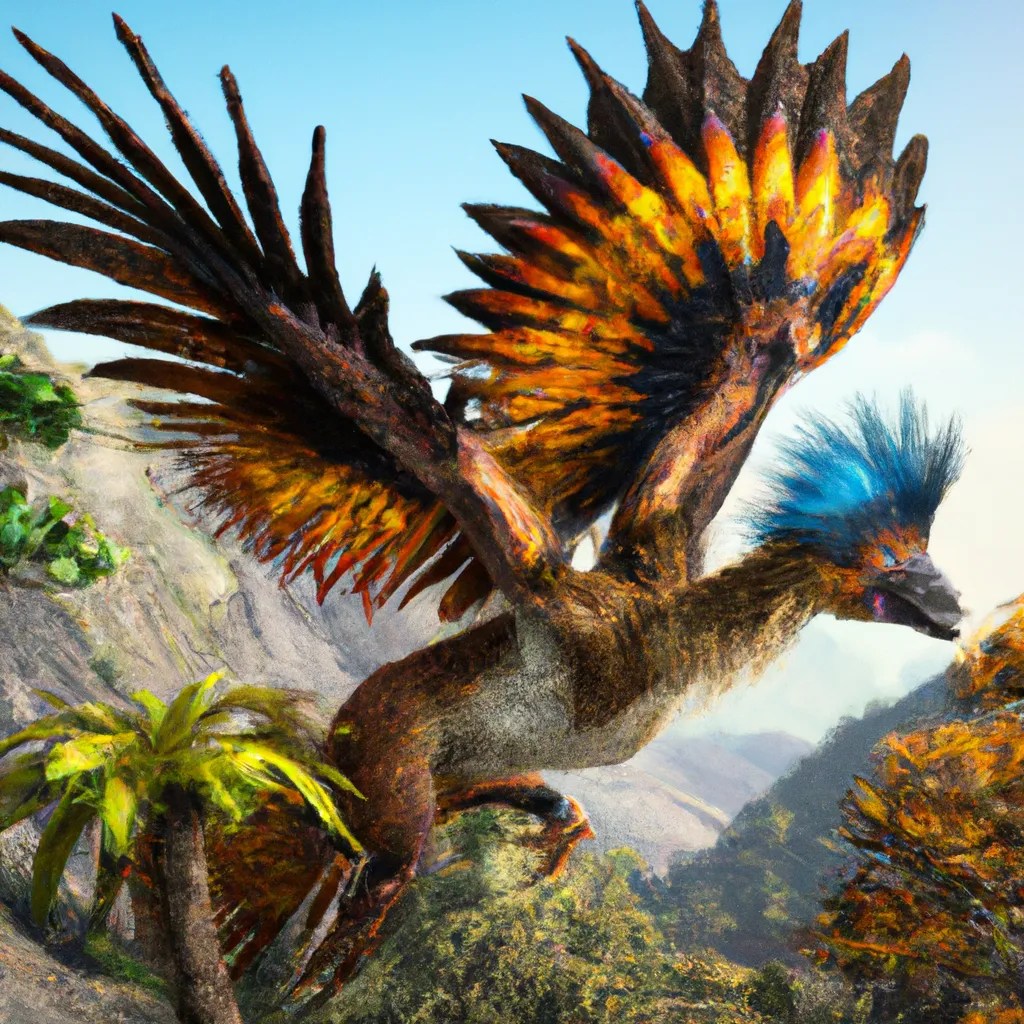 The giant CorvidHoatzin chimera of Archaeopteryx f... OpenArt