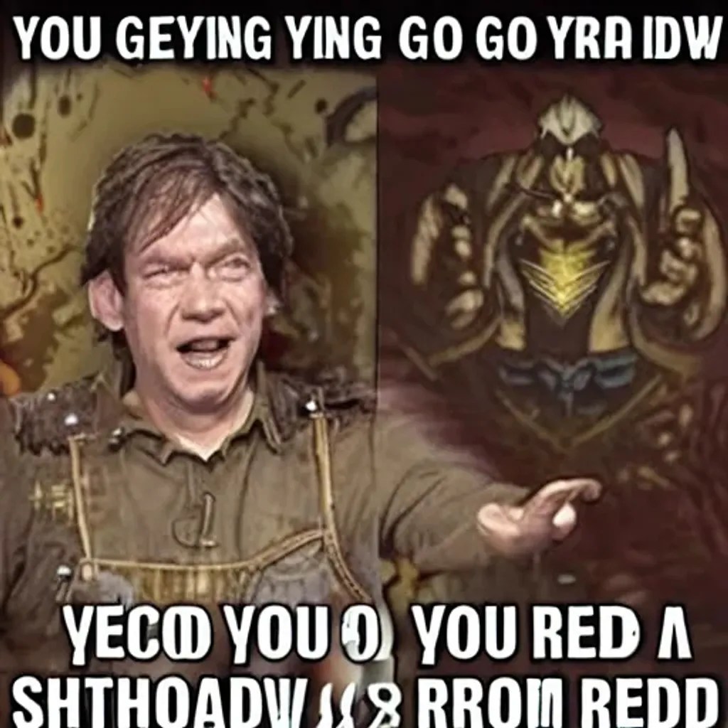 you are going to the shadow realm jimbo meme