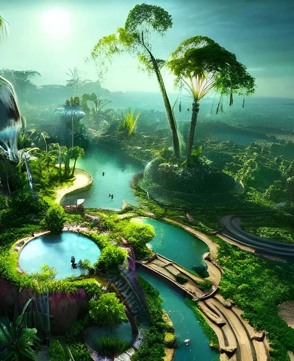 Hyperrealistic Garden of Paradise, the last remainin... OpenArt