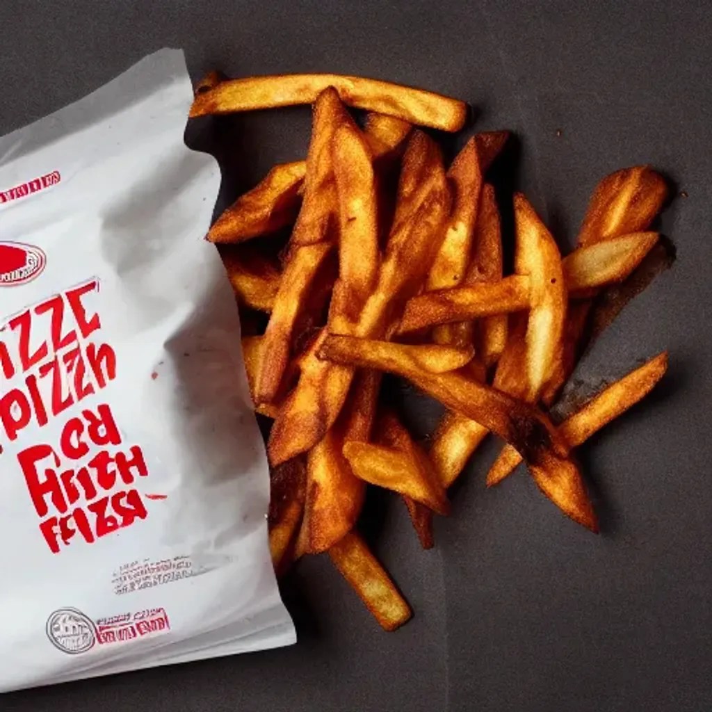 Burnt Fries at Pizza Hut OpenArt