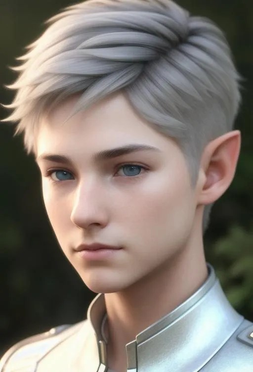 A handsome boy, about 15 years old, of frail build,... OpenArt